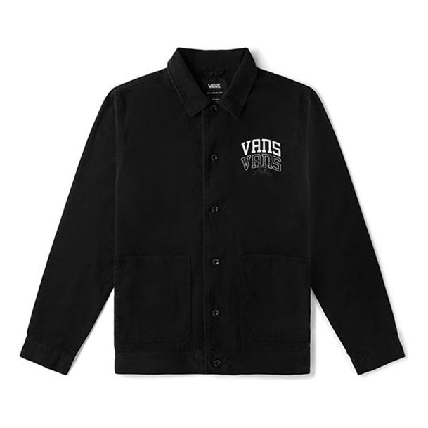 Vans New Varsity Drill Chore Coat Jacket 'Black' VN0A5DYSBLK sold by KicksCrew