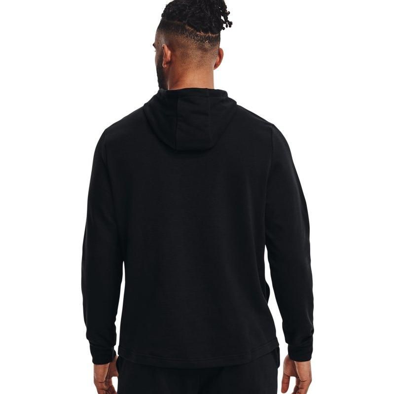 Under Armour Rival Terry Pullover Hoodie 'Black Grey' 1369470-001 sold by KicksCrew product image thumbnail 5