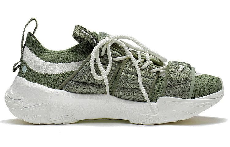 Li-Ning x Jackie Chan Kungfu Zen Lightweight Shoes 'Green White' AGLS135-2 sold by KicksCrew product image thumbnail 2
