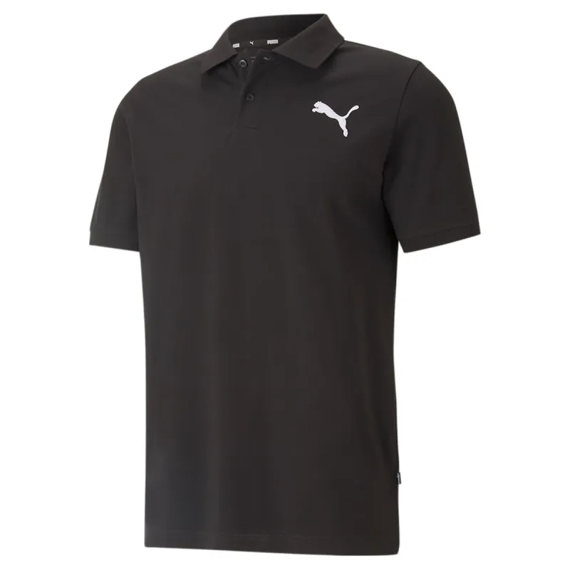 PUMA Logo Polo Shirt 'Black' 586674-51 sold by KicksCrew