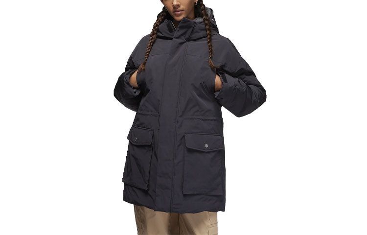 (WMNS) Air Jordan Down Parka 'Black' FB5085-010 sold by KicksCrew product image thumbnail 2