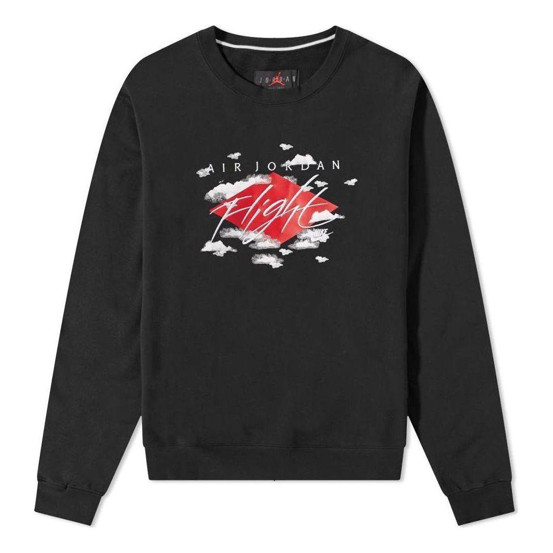 Air Jordan Flight Retro Crew Sweat 'Black' DH9035-010 sold by KicksCrew
