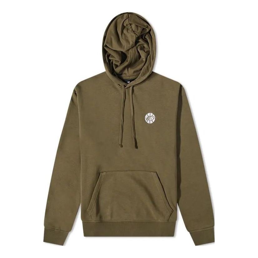 New Balance Hoops Fundamentals Hoodie 'Dark Moss' MT23581-DMO sold by KicksCrew