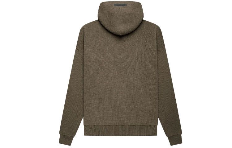 Fear of God Essentials FW21 Knit Pullover Logo Hoodie 'Harvest' FOG-FW21-014 sold by KicksCrew product image thumbnail 2