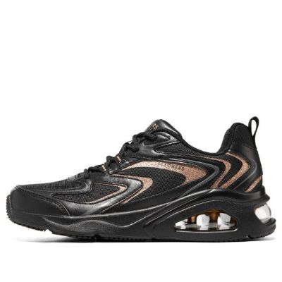 (WMNS) Skechers Tres-Air 'Shimm Airy - Black Rose Gold' 177422-BKRG sold by KicksCrew