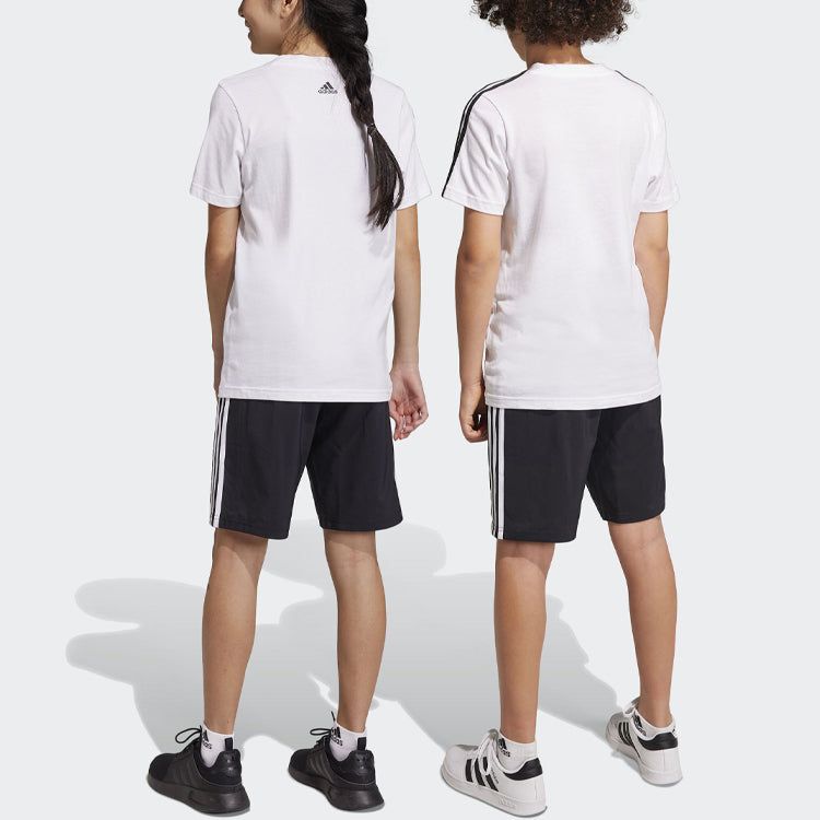 (GS) adidas Black Essentials 3-Stripes Woven Shorts 'Black' HR6332 sold by KicksCrew product image thumbnail 4