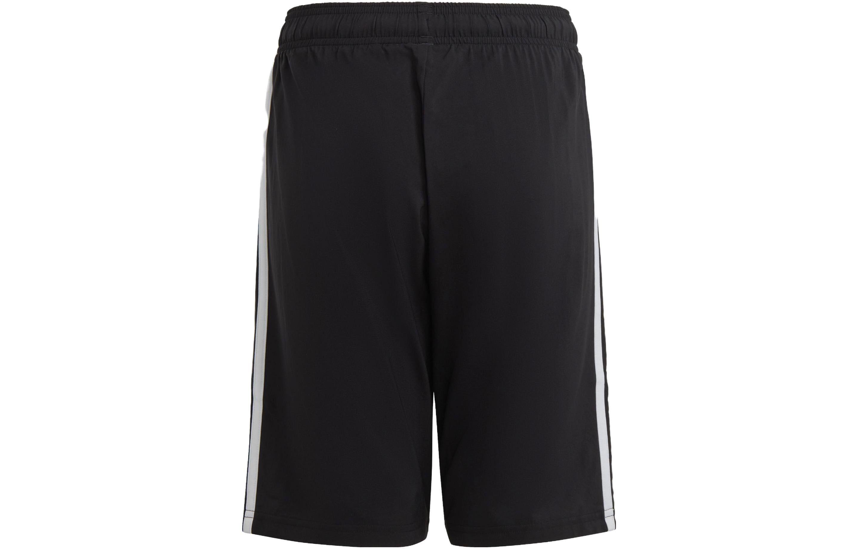 (GS) adidas Black Essentials 3-Stripes Woven Shorts 'Black' HR6332 sold by KicksCrew product image thumbnail 2