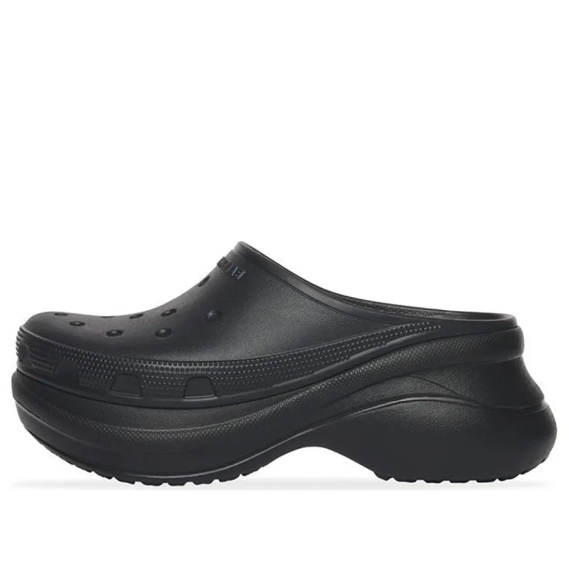 Balenciaga Crocs Mule 'Black Rubber' 720857W1S8E1000 sold by KicksCrew