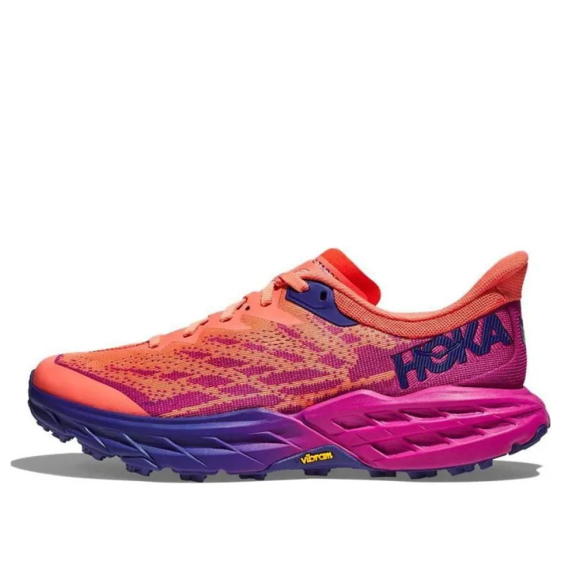 (WMNS) HOKA Speedgoat 5 Wide 'Festival Fuchsia Camellia' 1123160-FFCM sold by KicksCrew