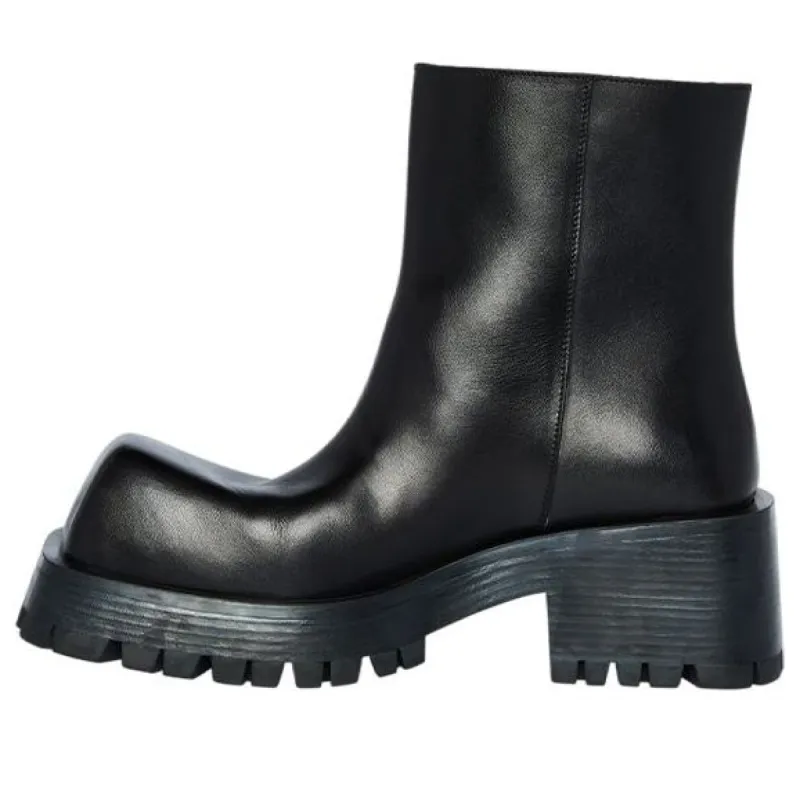 (WMNS) Balenciaga Trooper Boots 'Black' 678816WB9201000 sold by KicksCrew