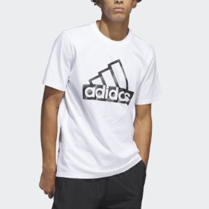 adidas Future Icons Graphic Short Sleeve T-shirt 'White' HR3000 sold by KicksCrew