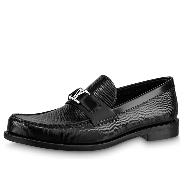 LOUIS VUITTON LV Major Loafers 'Black' 1A9YP3 sold by KicksCrew
