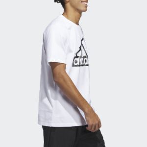 adidas Future Icons Graphic Short Sleeve T-shirt 'White' HR3000 sold by KicksCrew