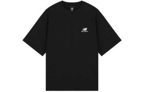 New Balance Graphic Print Tee 'Black Blue' AMT22387-BK sold by KicksCrew