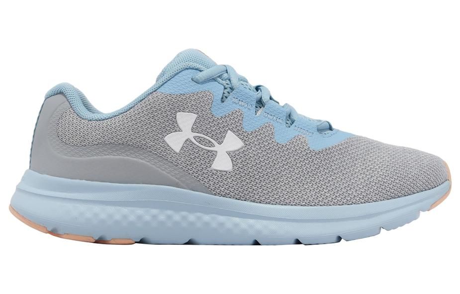 (WMNS) Under Armour Charged Impulse 3 Knit 'Mod Grey Blizzard' 3026686-102 sold by KicksCrew product image thumbnail 2