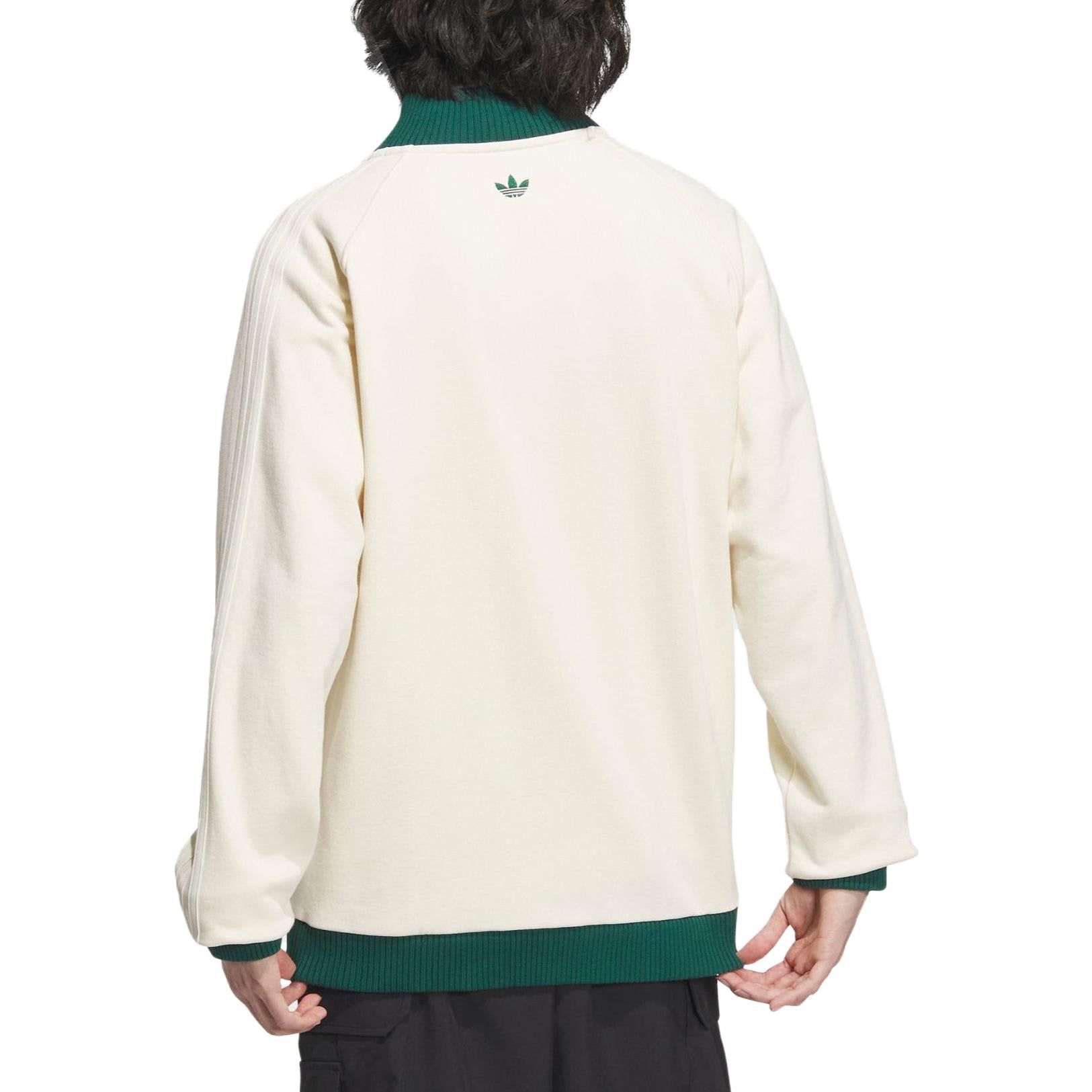 adidas originals x Notitle FW23 Sport Jacket 'White Green' IN1087 sold by KicksCrew product image thumbnail 3