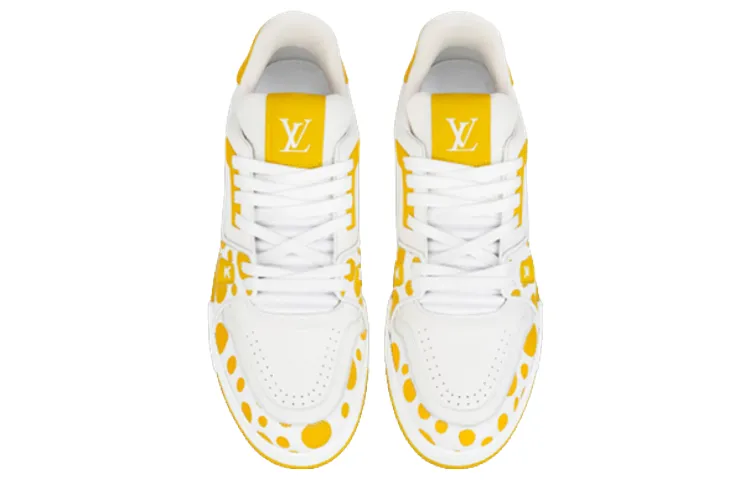 LOUIS VUITTON x YAYOI KUSAMA Sneaker 'White Yellow' 1ABD1U sold by KicksCrew product image thumbnail 2