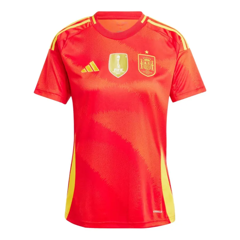 (WMNS) adidas Spain 24 Home Soccer Jersey 'Red' IP9352 sold by KicksCrew