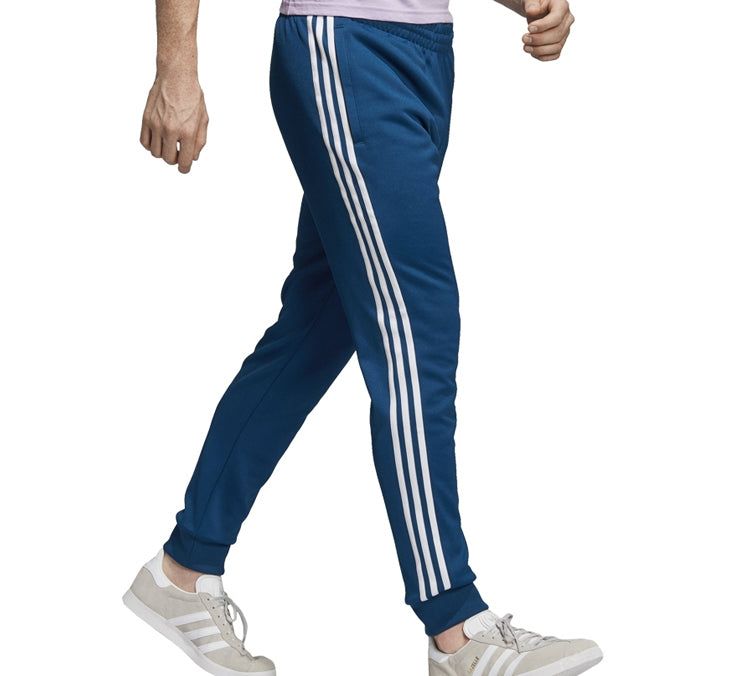 Men's adidas originals Side Stripe Blue Sports Pants/Trousers/Joggers DV1533 sold by KicksCrew product image thumbnail 4