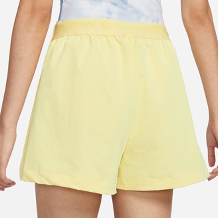 (WMNS) Nike Sportswear Tech Pack High-rise Skort 'Lemon Chiffon Alabaster' DV8492-706 sold by KicksCrew product image thumbnail 4