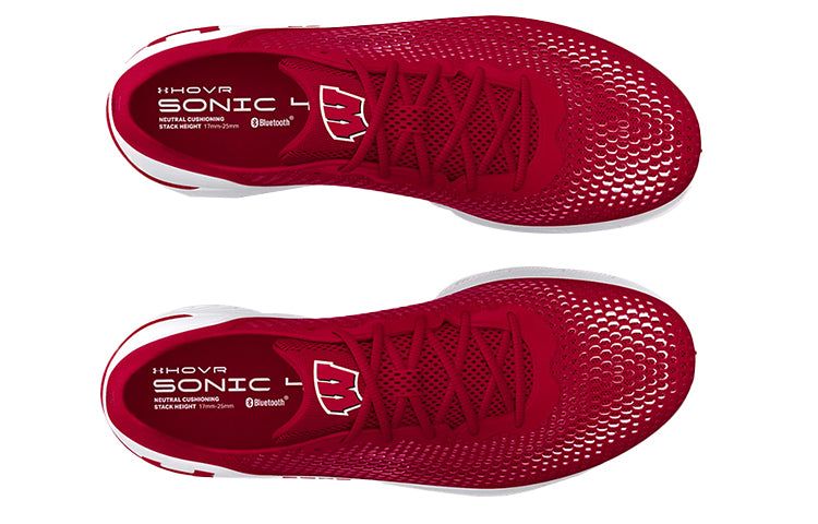 (WMNS) Under Armour HOVR Sonic 4 Team 'Wisconsin' 3024306-600 sold by KicksCrew product image thumbnail 4