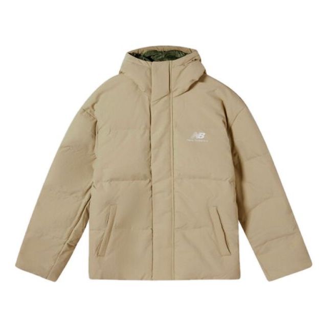 New Balance Windproof Down Jacket 'Khaki Green' AMJ04347-KH sold by KicksCrew