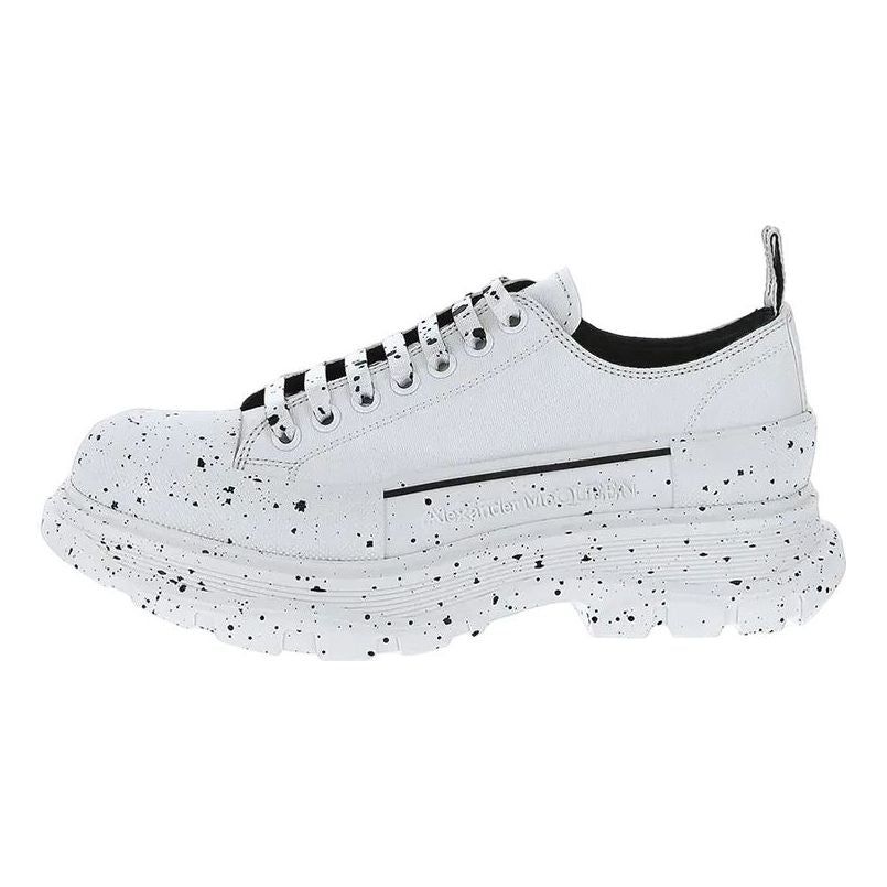 Alexander McQueen Tread Slick Sneakers 'White Black' 682414W4MVI9061 sold by KicksCrew