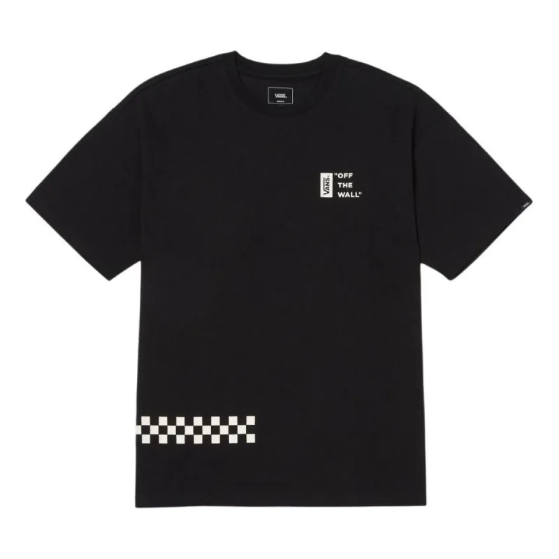 Vans Workwear Logo T-Shirt 'Black White' VN000GQCBLK made by Vans