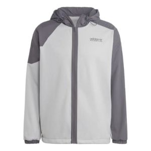adidas originals Adventure Winter Fabric Mix Hoodie 'Grey' HK5020 sold by KicksCrew