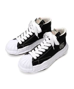Maison MIHARA YASUHIRO BLAKEY OG Sole Canvas High-top Sneaker 'Black' A08FW736-BLK sold by KicksCrew
