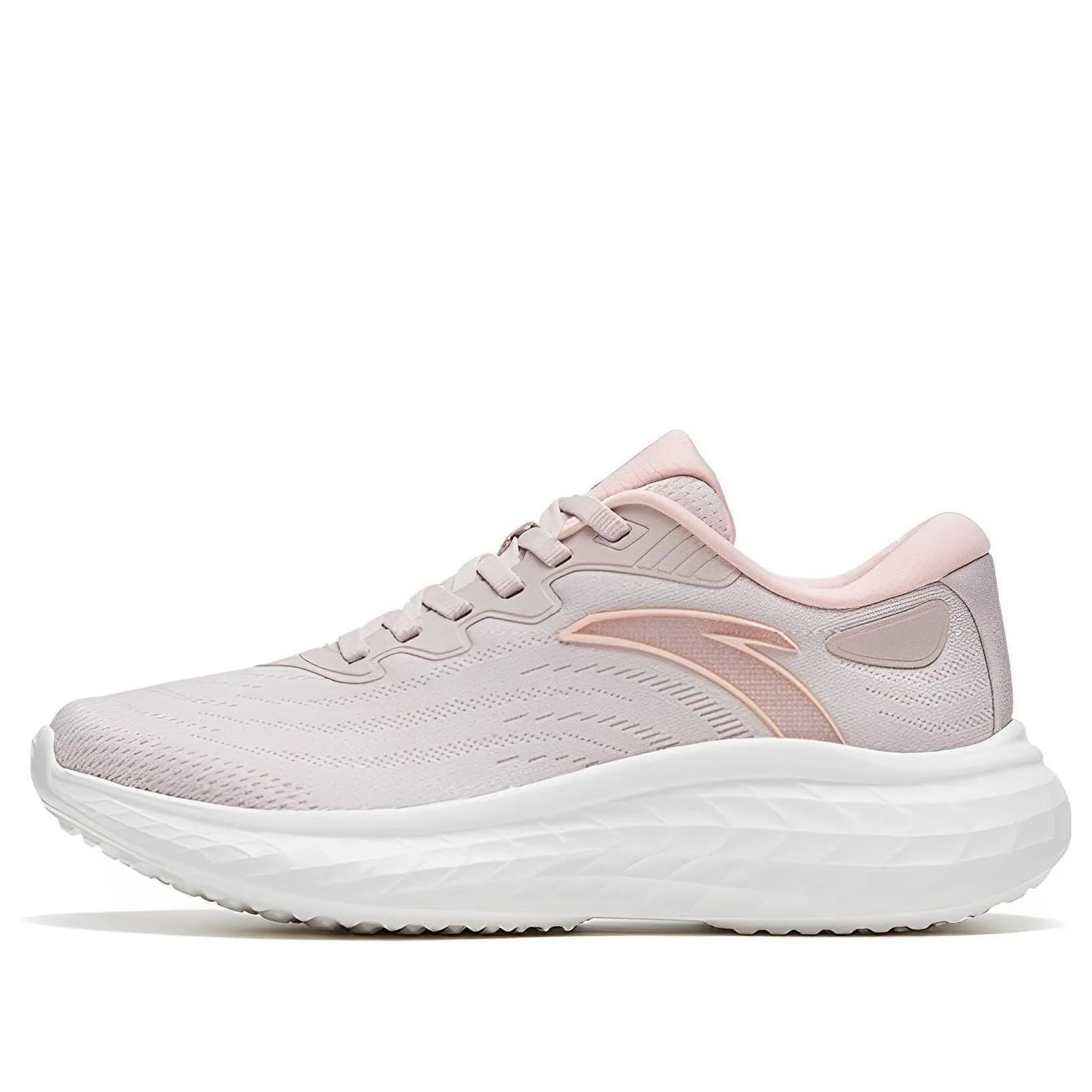 (WMNS) ANTA Running Series Sneakers 'Pink Grey White' 922315572-2 sold by KicksCrew