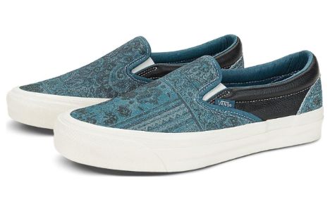 Vans Vault OG Classic Slip-On LX 'Grannys Rug Stargazer - Navy' VN0A32QN12S sold by KicksCrew