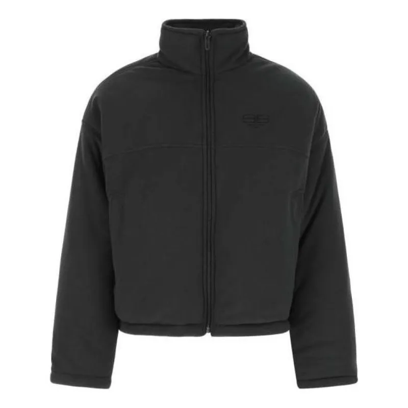 Balenciaga BB Paris Icon Reversible Puffer Jacket 'Washed Black' 704507TMQ041055 sold by KicksCrew