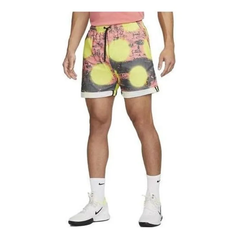 Nike Dri-fit Printed Heritage Shorts 'Volt' DV9111-702 sold by KicksCrew