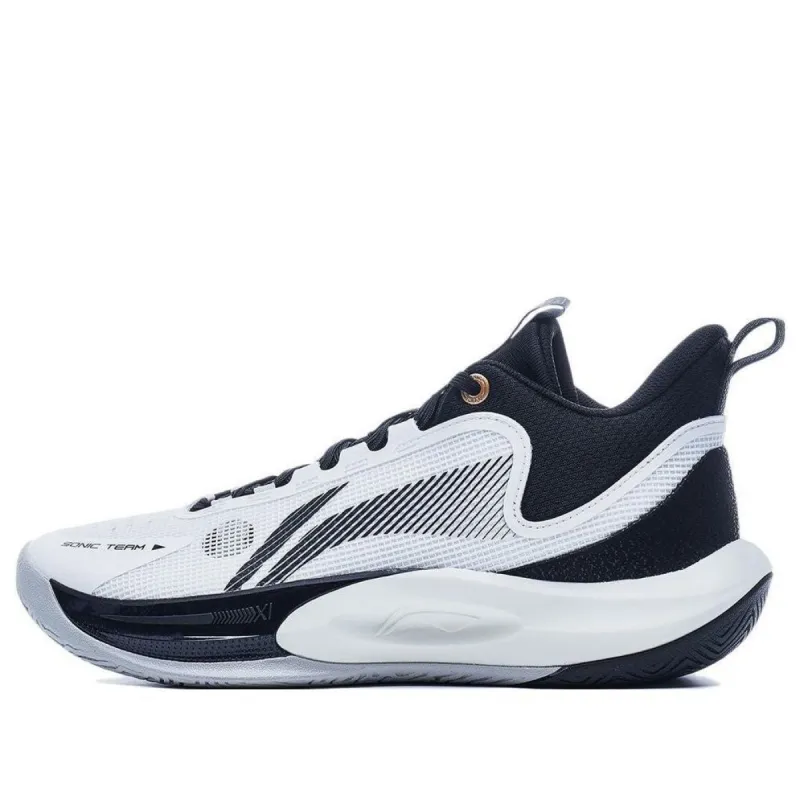 Li-Ning Sonic 11 Team 'White Black' ABPT057-1 sold by KicksCrew