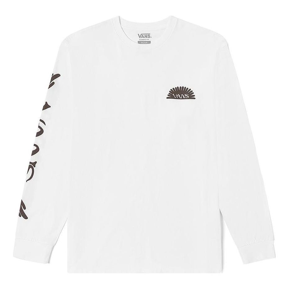 Vans Dakota Roche Long Sleeve T-Shirt 'White' VN0008CJWHT sold by KicksCrew
