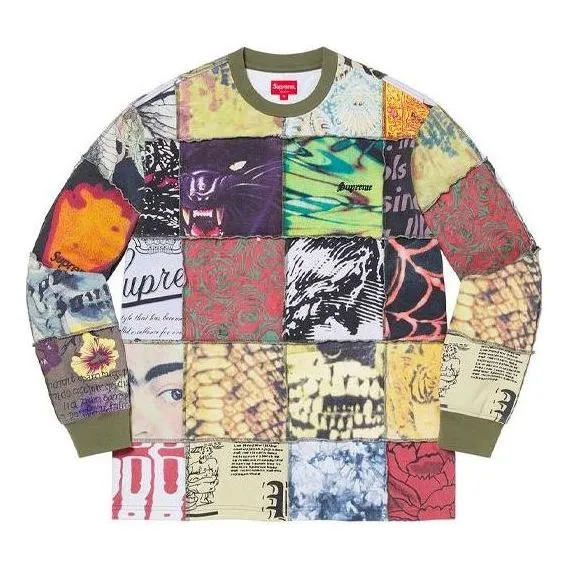 Supreme Mosaic Patchwork L/S Top 'Multi-Color' SUP-SS21-428 sold by KicksCrew