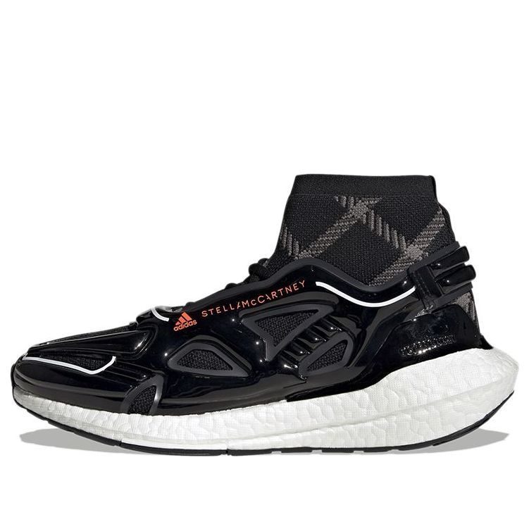 (WMNS) adidas Stella McCartney x UltraBoost 22 Elevated 'Core Black Signal Orange' HQ6187 sold by KicksCrew