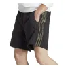 adidas AEROREADY Essentials Chelsea 3-Stripes Shorts 'Black Green' IC1493 sold by KicksCrew