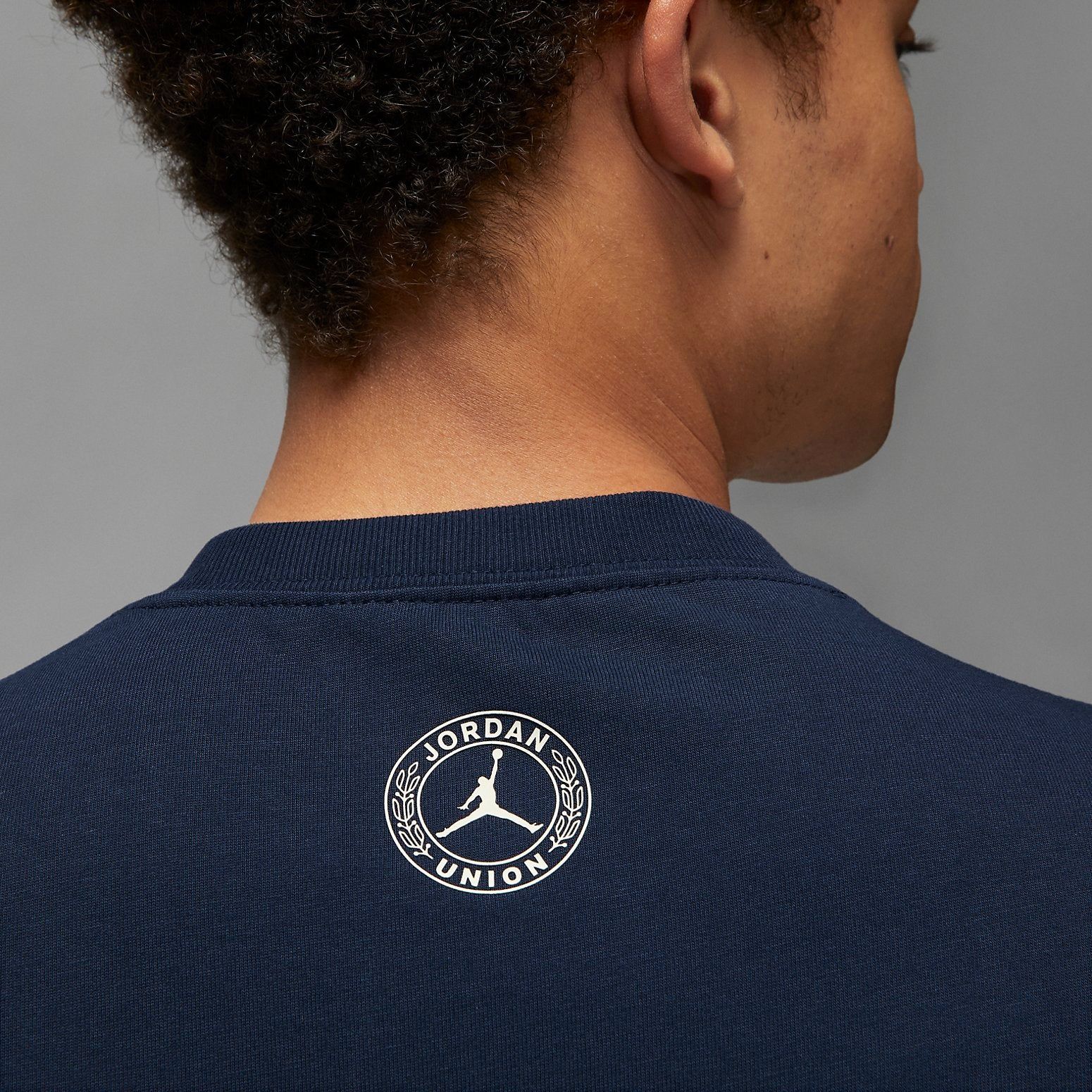 Air Jordan x Union T-Shirt 'Navy Blue' DV7344-419 sold by KicksCrew product image thumbnail 3