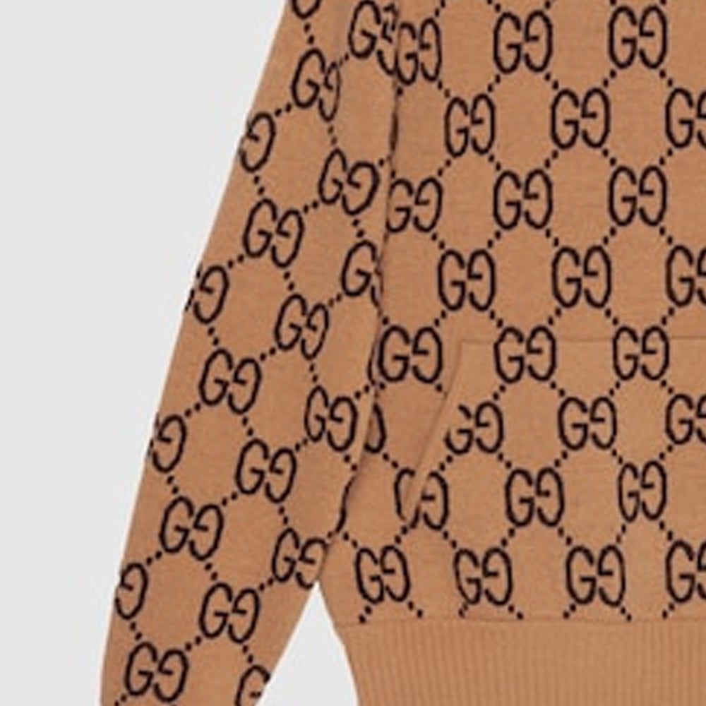 Gucci GG Wool Hooded Sweatshirt 'Camel Ebony' 770582-XKDSL-2667 sold by KicksCrew product image thumbnail 5