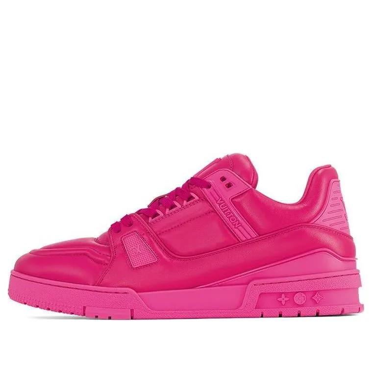 (WMNS) LOUIS VUITTON LV Trainer Sneakers 'Hot Pink' 1AC5C7 sold by KicksCrew
