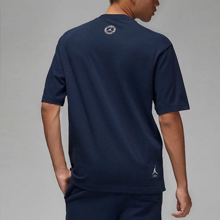 Air Jordan x Union T-Shirt 'Navy Blue' DV7344-419 sold by KicksCrew product image thumbnail 4