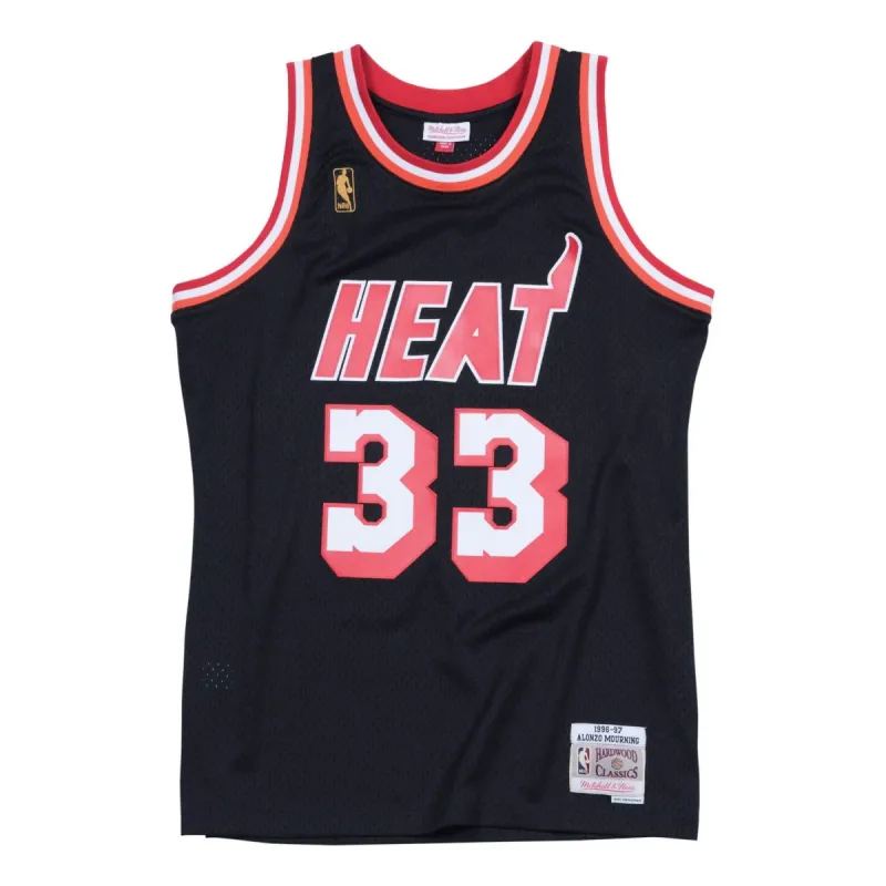 Mitchell & Ness NBA Swingman Miami Heat Jersey 'Alonzo Mourning 1996-97' 353J-314-FGYALZ sold by KicksCrew