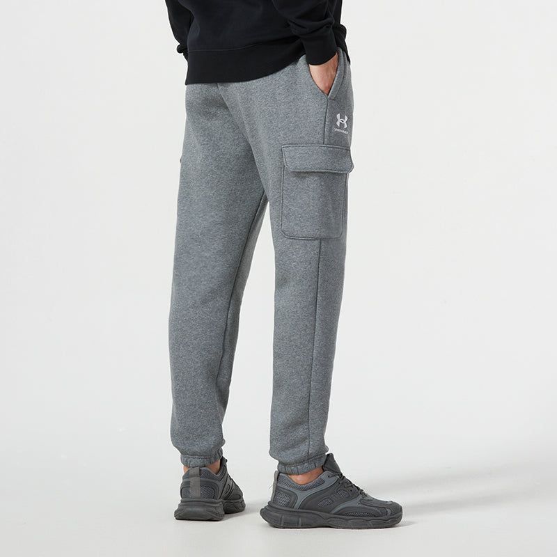 Under Armour Essential Fleece Cargo Pants 'Dark Grey' 1380376-012 sold by KicksCrew product image thumbnail 3