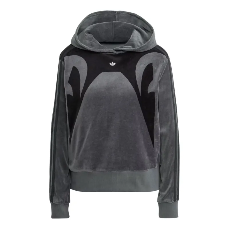 (WMNS) adidas Cut Line Hoodie 'Grey' II5650 sold by KicksCrew