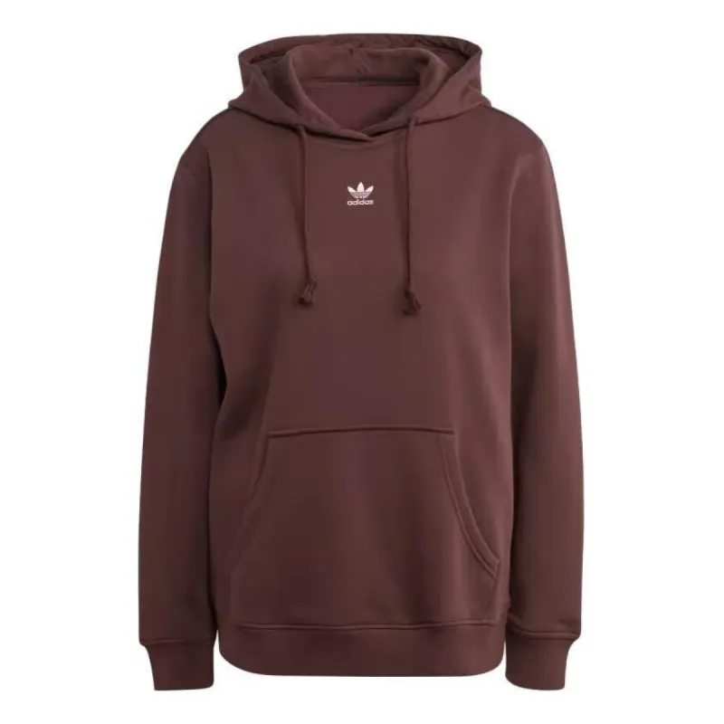 (WMNS) adidas Adicolor Essentials Fleece Hoodie 'Brown' IJ9763 sold by KicksCrew