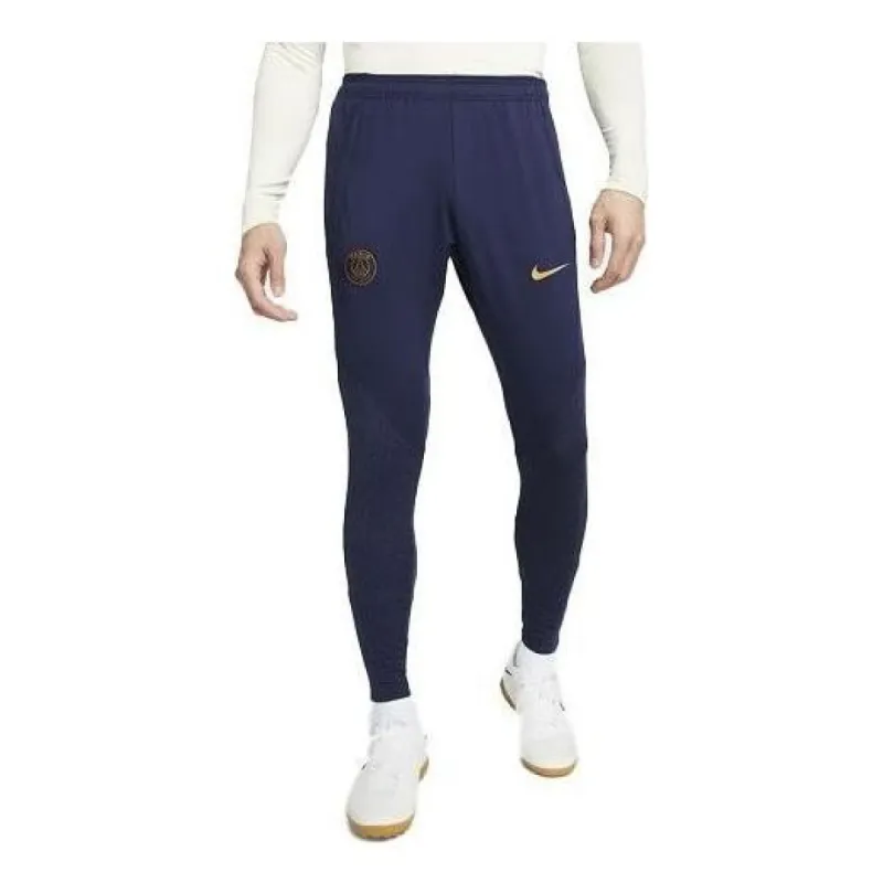 Nike Dri-FIT Knit Paris Saint-Germain Strike Soccer Pants 'Blue' DX3448-498 made by Nike