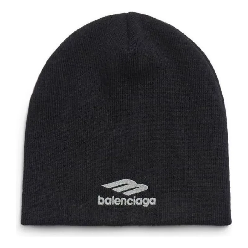 (WMNS) Balenciaga 3B Sports Icon Beanie 'Black' 773070443B11000 sold by KicksCrew