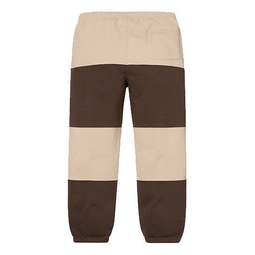 Supreme x Nike Stripe Sweatpants 'Brown Tan' SUP-SS19-10151 sold by KicksCrew product image thumbnail 2
